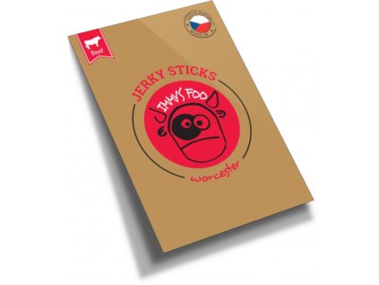 Jimmy's Food Jerky WORCESTER tyčinky 50g