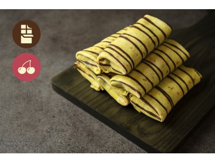 Palačinky s čokoládou a višní