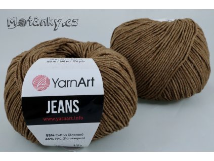 Jeans 40 hnědá
