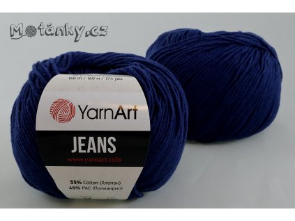 Jeans 54 tmavě modrá