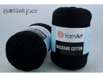 Macrame Cotton 750 černá