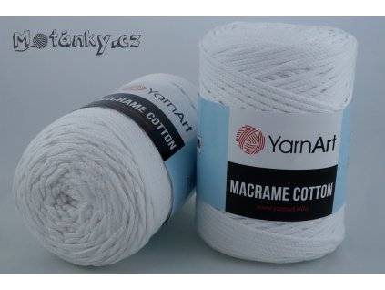 Macrame Cotton 751 bílá