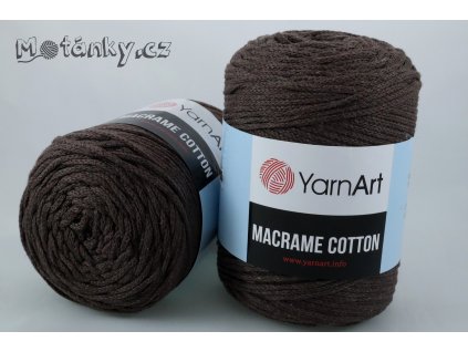Macrame Cotton 769 tmavě hnědá
