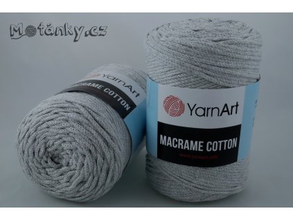 Macrame Cotton 756 světle šedá