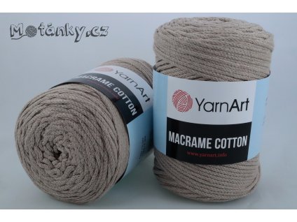 Macrame Cotton 768 tmavě béžová