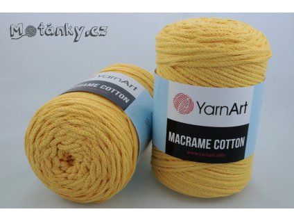 Macrame Cotton 764 žlutá