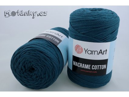 Macrame Cotton 789 petrolejová