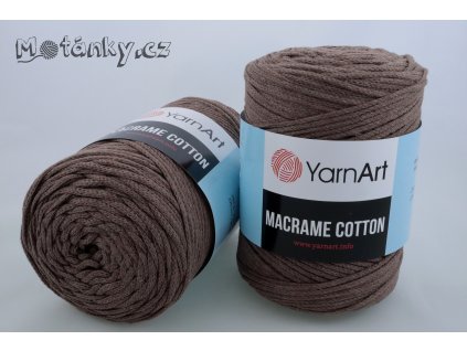 Macrame Cotton 791 hnědá