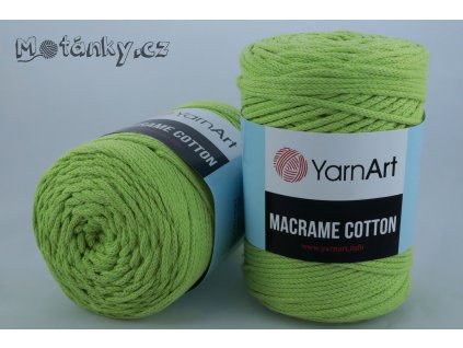 Macrame Cotton 755 zelenkavá
