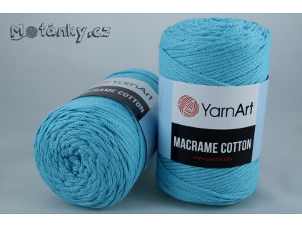 Macrame Cotton 763 světle tyrkysová