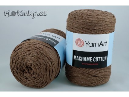 Macrame Cotton 788 čokoládově hnědá