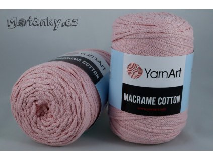 Macrame Cotton 762 světle růžová