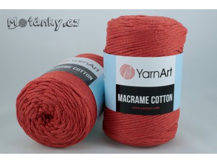 Macrame Cotton 785 cihlově červená