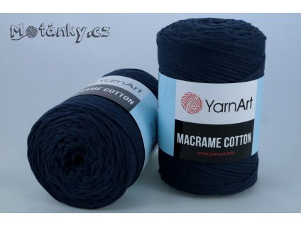 Macrame Cotton 784 indigová