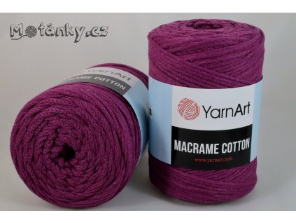 Macrame Cotton 777 purpurová