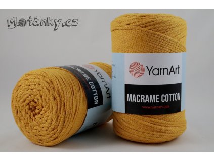Macrame Cotton 796 hořčicová