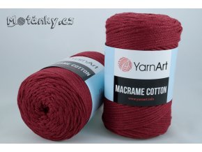 Macrame Cotton 781 bordová