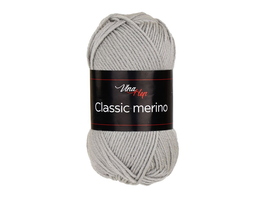 Classic merino 61027 šedá