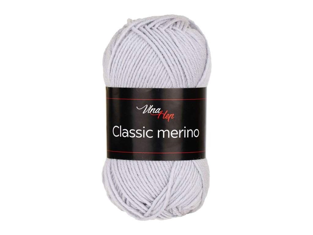 Classic merino 61026 světle šedá