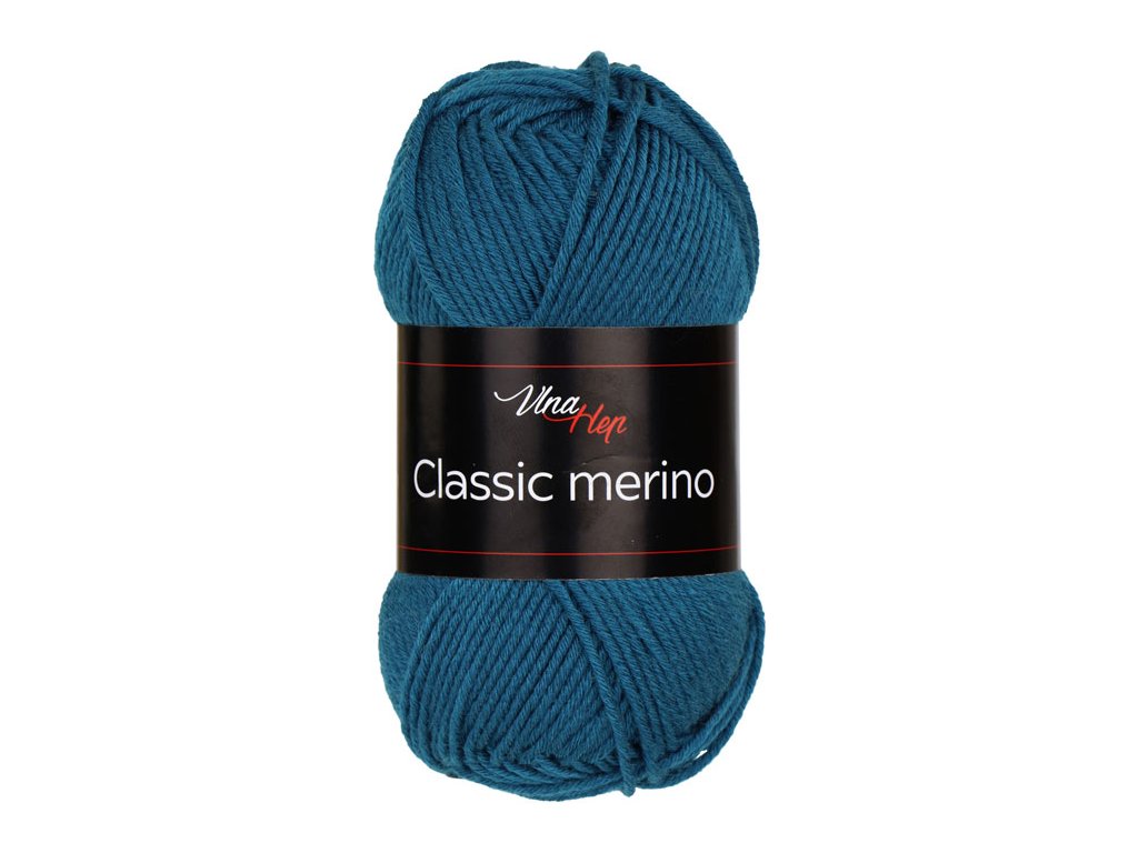 Classic merino 61299 petrolejová