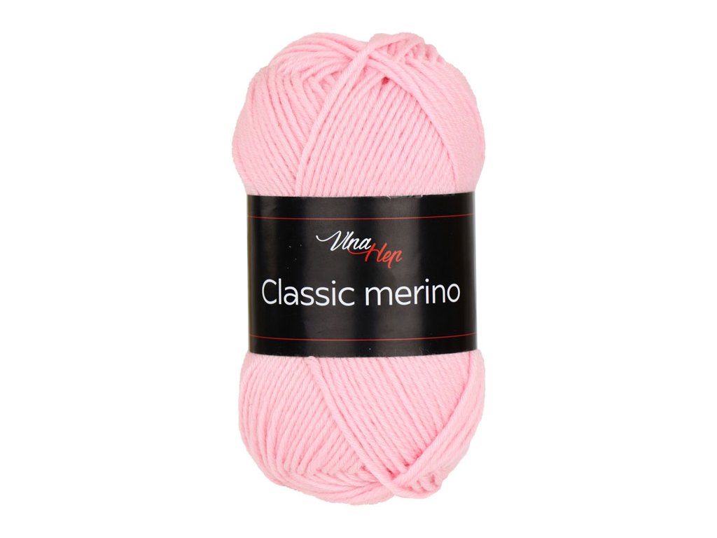 Classic merino 61068 světle růžová