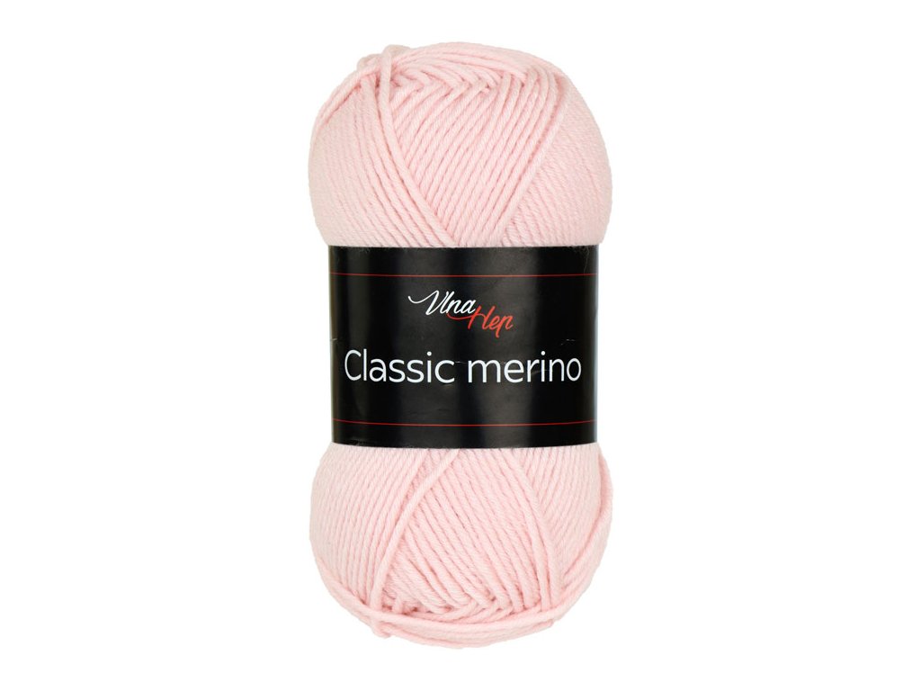 Classic merino 61061 pastelově růžová