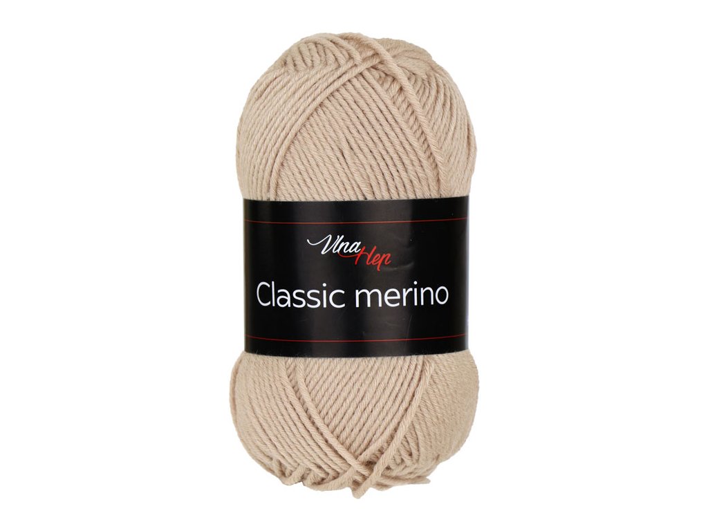 Classic merino 61012 béžová