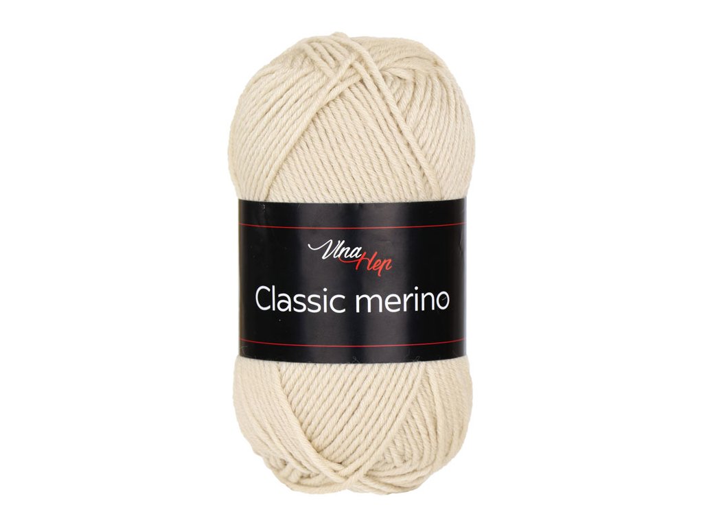 Classic merino 61007 světle béžová