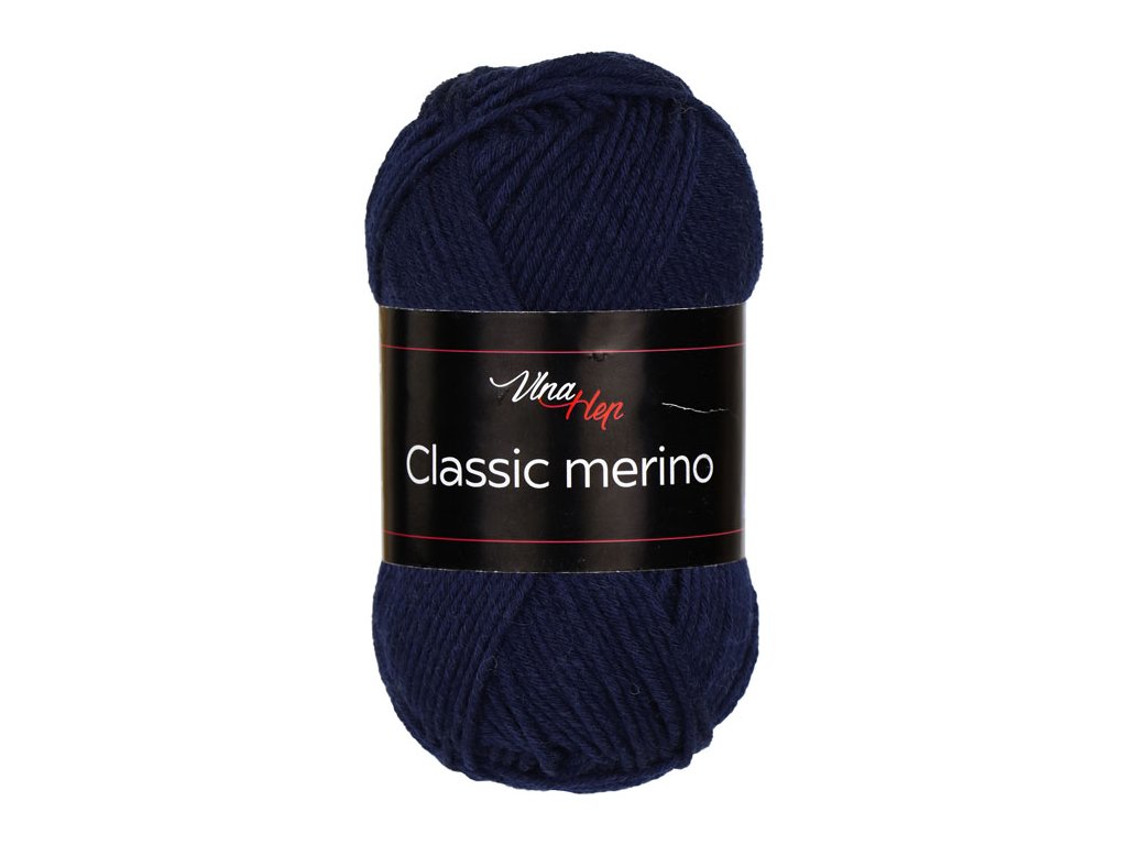 Classic merino 61284 tmavě modrá