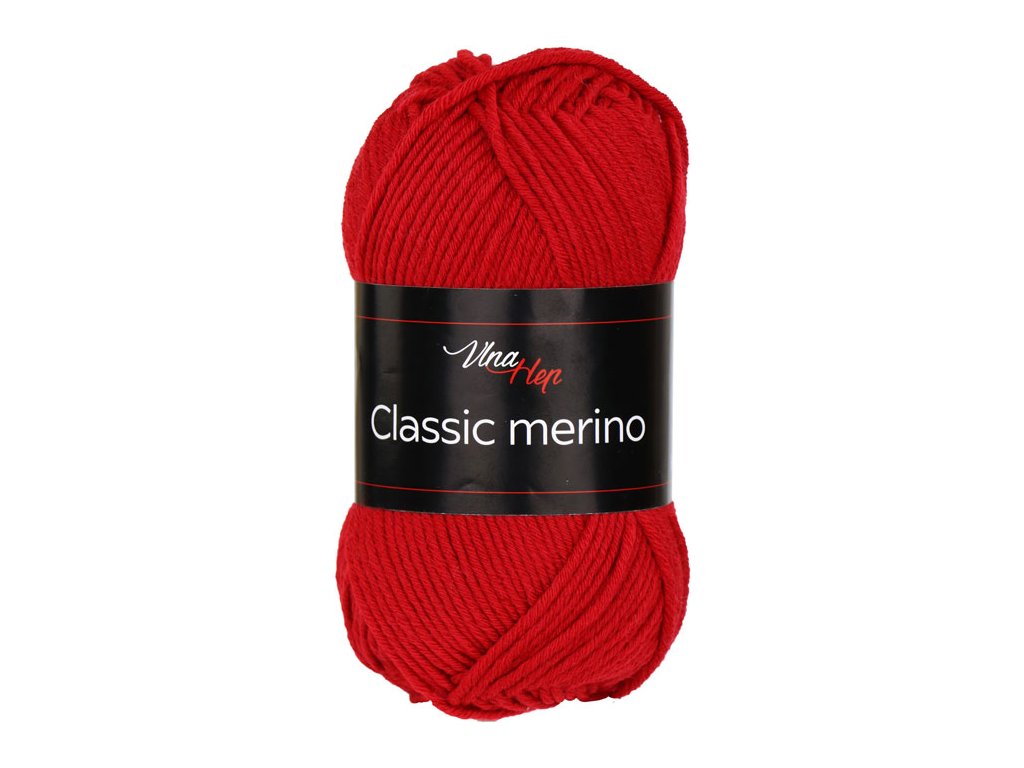 Classic merino 61143 červená