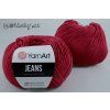 Jeans 51 tmavě červená