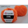 Jeans 77 neonově oranžová