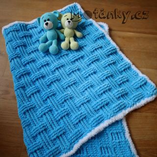 Na stránkách s návody najdete návod na deku z reliéfních sloupků. #hackovani #handmade #ručnípráce #rucniprace...