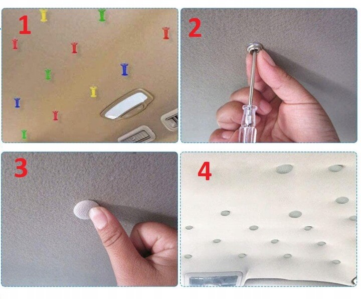 Postup opravy stropnice