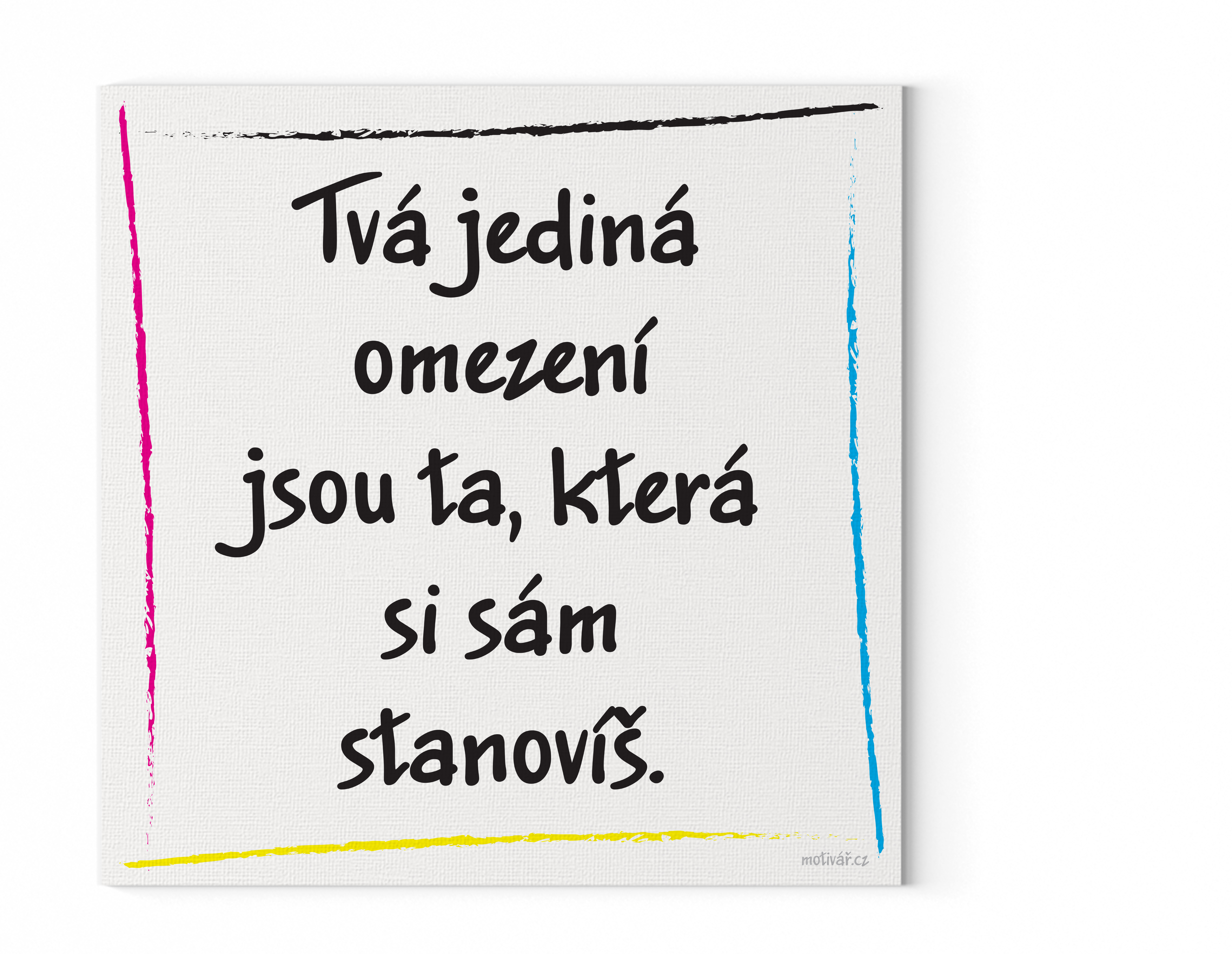 Nový motivační citát: "Tvá jediná omezení jsou ta, která si sám stanovíš."