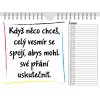 Motivační kalendář nástěnný A5 obsahuje motivační citáty Motivář kalendář 2023 červen
