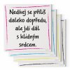 Náhledový motivační obraz s citátem Nedívej se příliš daleko dopředu, ale jdi dál s klidným srdcem Motivarcz červená, modrá, žlutá, černá