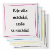 Náhled designový motivační obraz s citátem motivační citát 1ku1 Kde vůle neschází, cesta se nachází Motivarcz