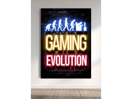 Gaming evolution (Rozměr 80x120cm)