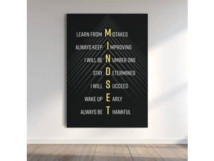 Mindset Rules (Rozměr 80x120cm)