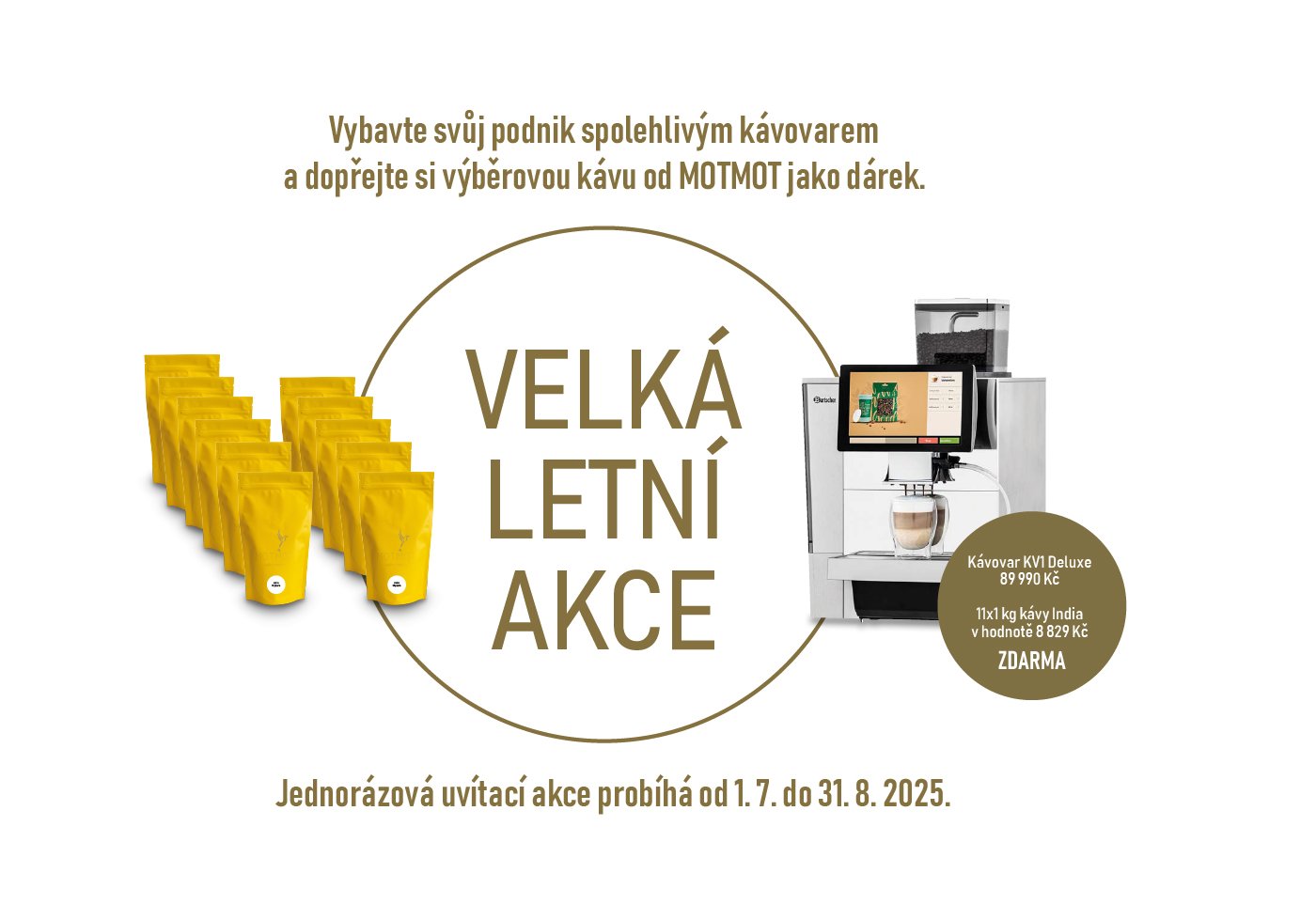 Velká letní akce s kávovary Bartscher