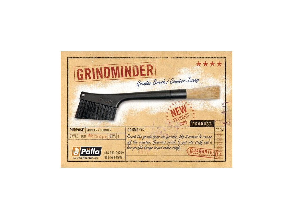 Pallo Grindminder Grinder Brush and Counter Sweep