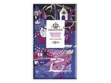 Čokoláda 72% Öko Caribe – Dominikánská republika, BIO