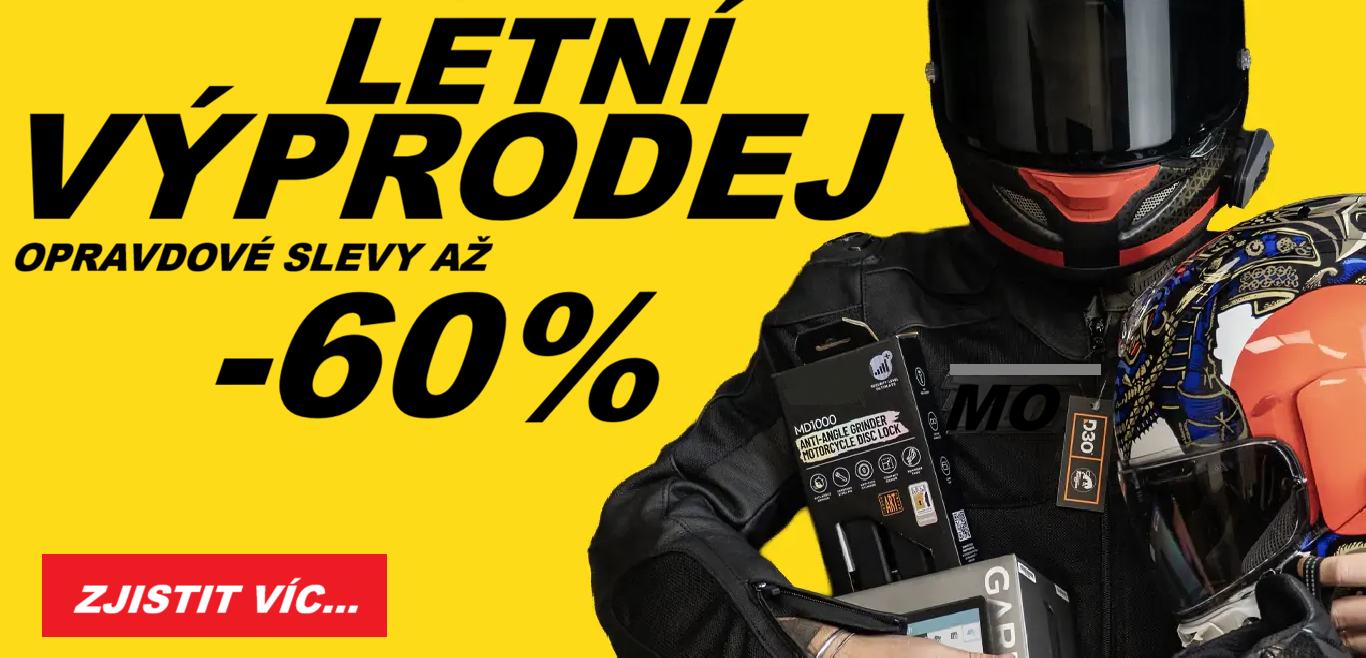 LETNÍ VÝPRODEJ V MOTOMANU !