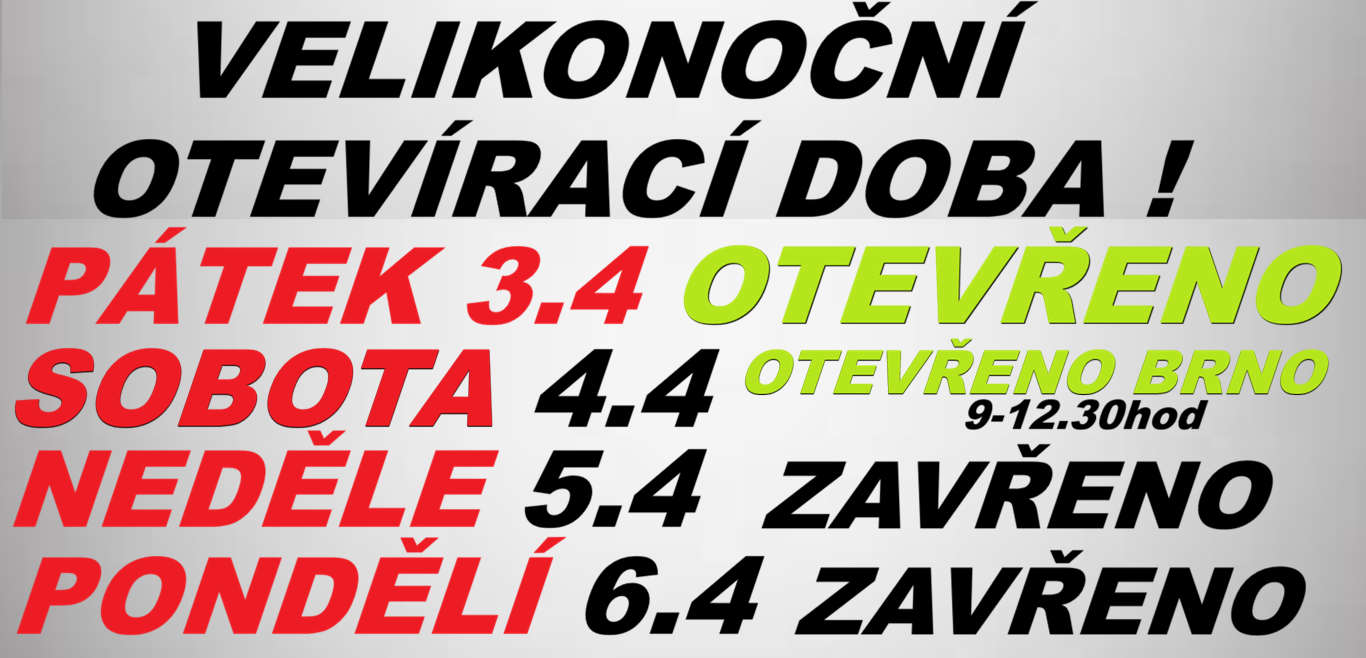 velikonoční otevírací doba