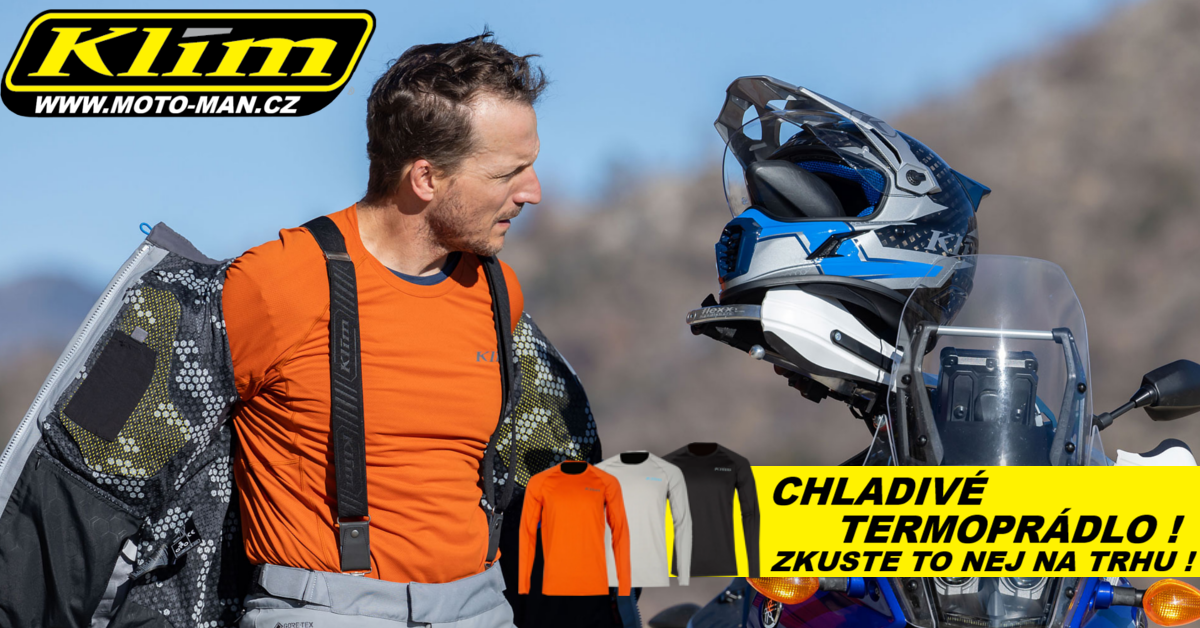 Nepřekonatelná účinnost v ochlazení těla jezdce , Klim světová jednička pro adventure a racing