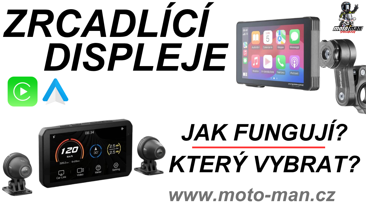 ZRCADLÍCÍ DISPLEJE NA MOTORKU – BUDOUCNOST NAVIGACE?