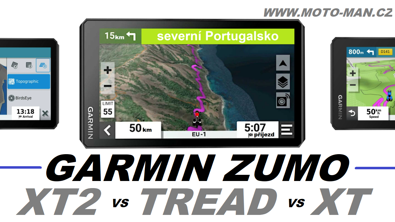 Navigace. Navigace na motorku. Moto navigace. Garmin. Garmin zumo. Garmin zumo xt. Garmin zumo xt2. Garmin tread.
