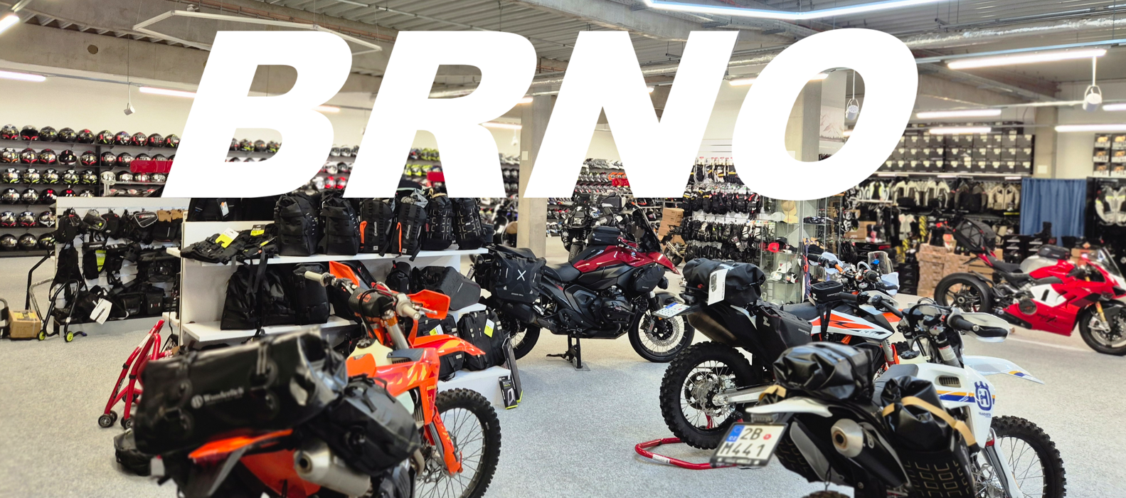 nově otevřený motoobchod v brně