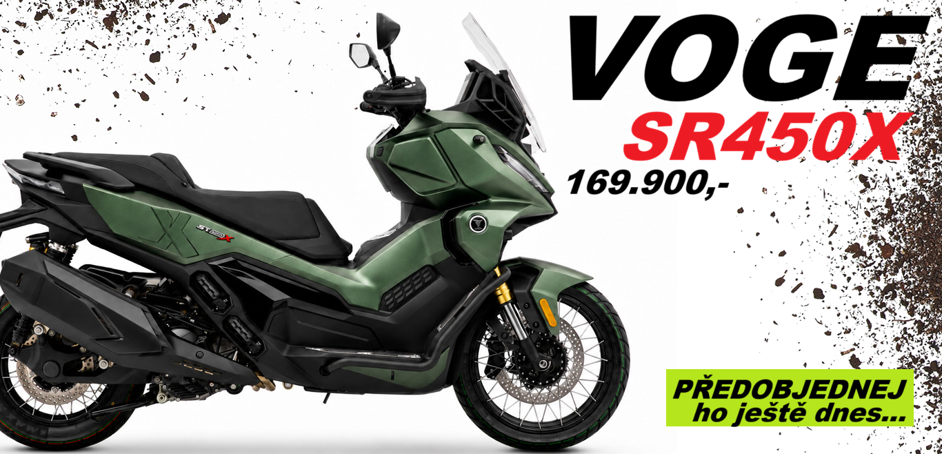 Voge sr450x ,dvouválcový maxiskůtr za super cenu !
